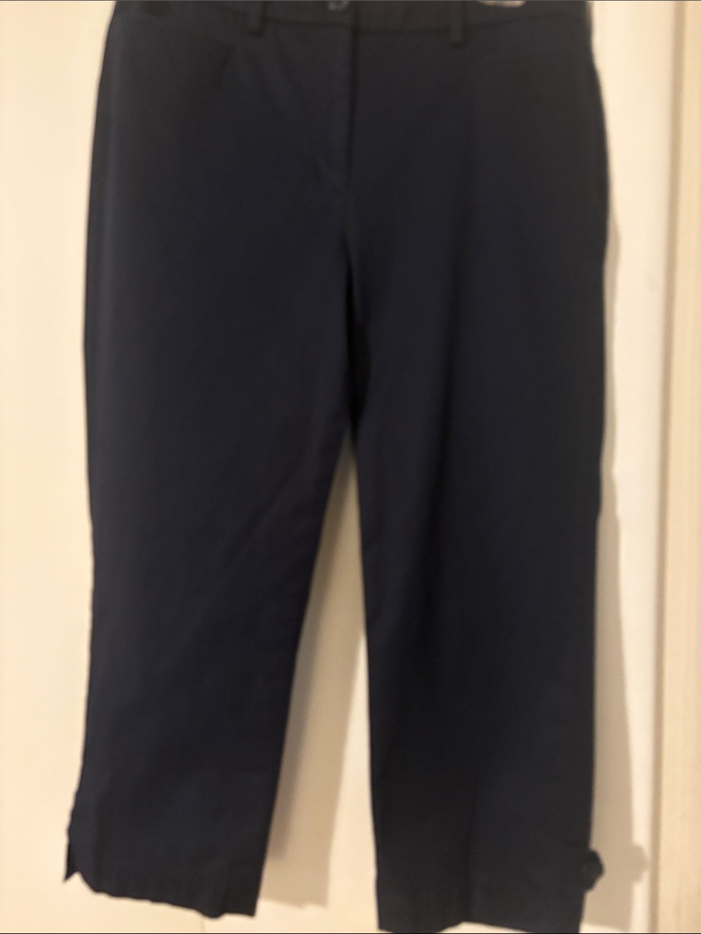 NWOT, Talbots, 8, Women’s Navy Cropped Dress Pants